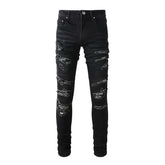 Stylische Skinny Jeans im Used-Look für Herren